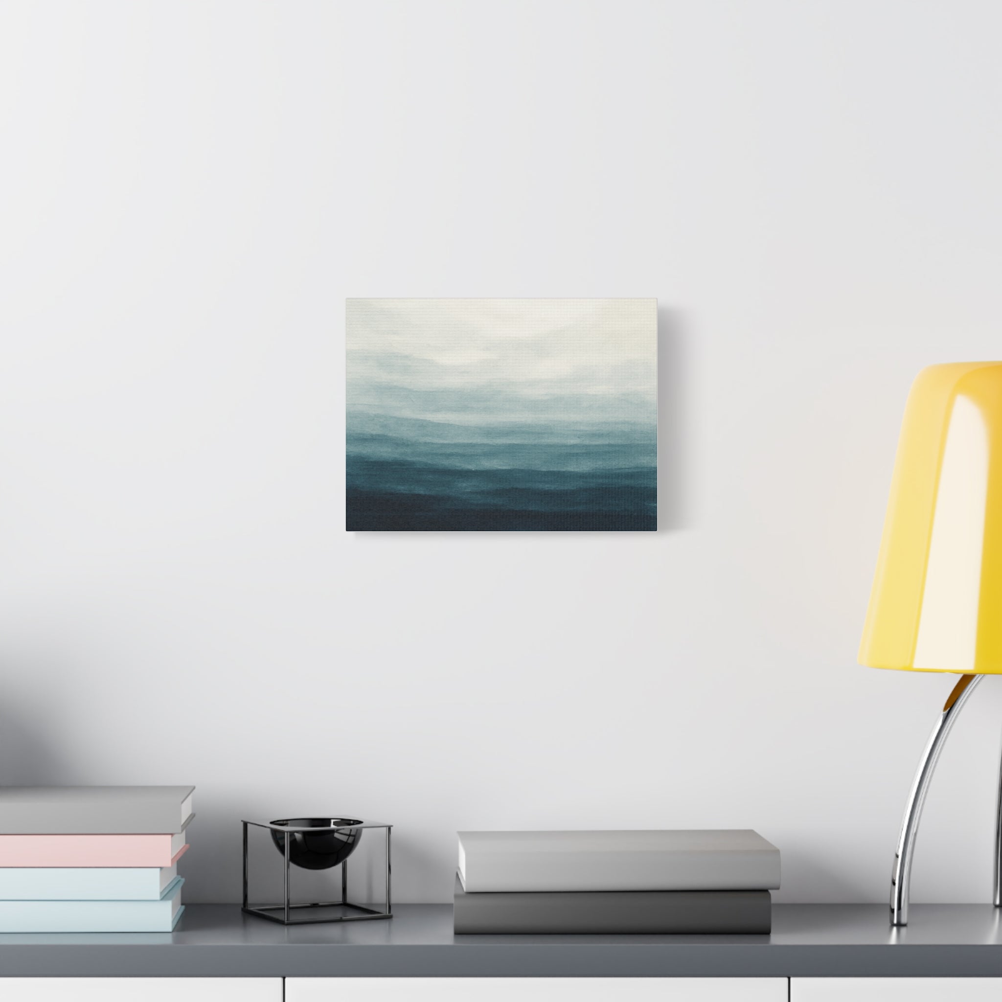 Ocean-Inspired Matte Canvas Wall Art - Calm Seascape Decor