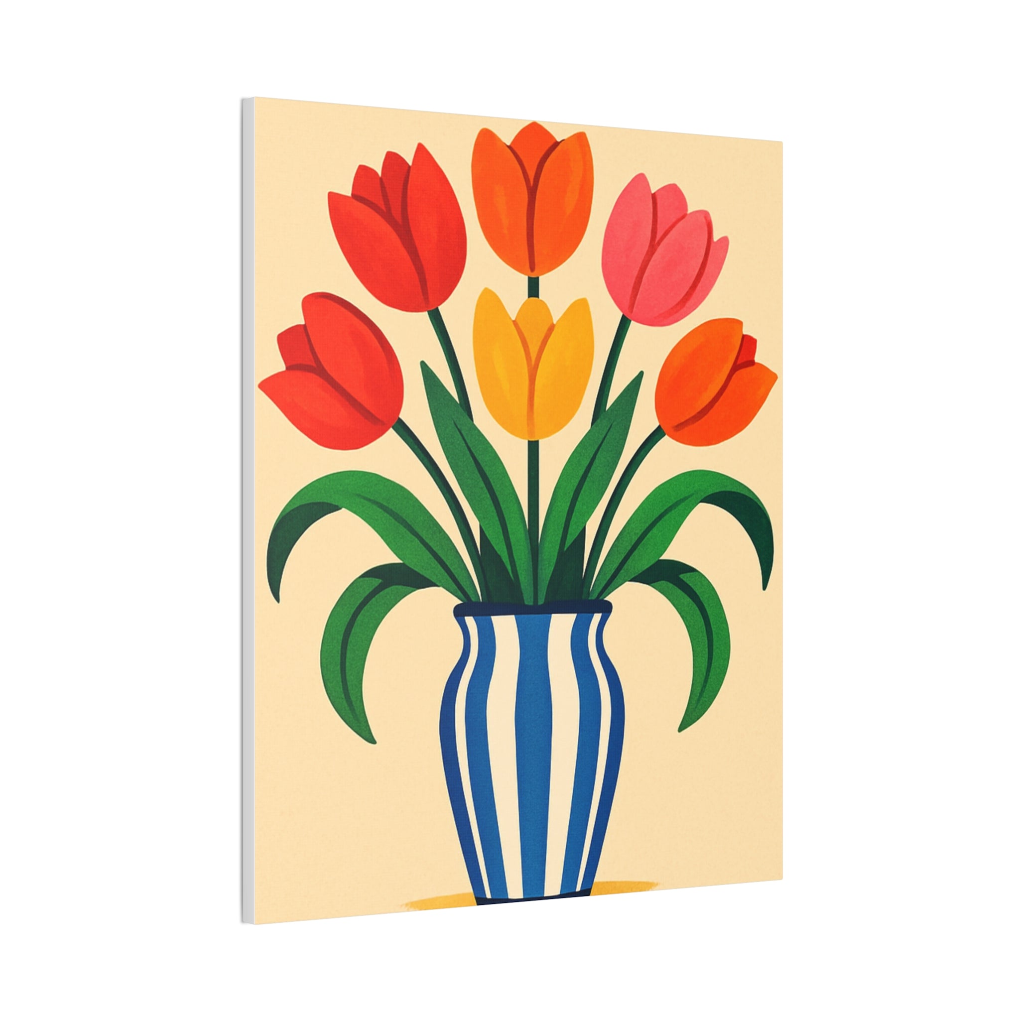 Vibrant Floral Canvas Art Print