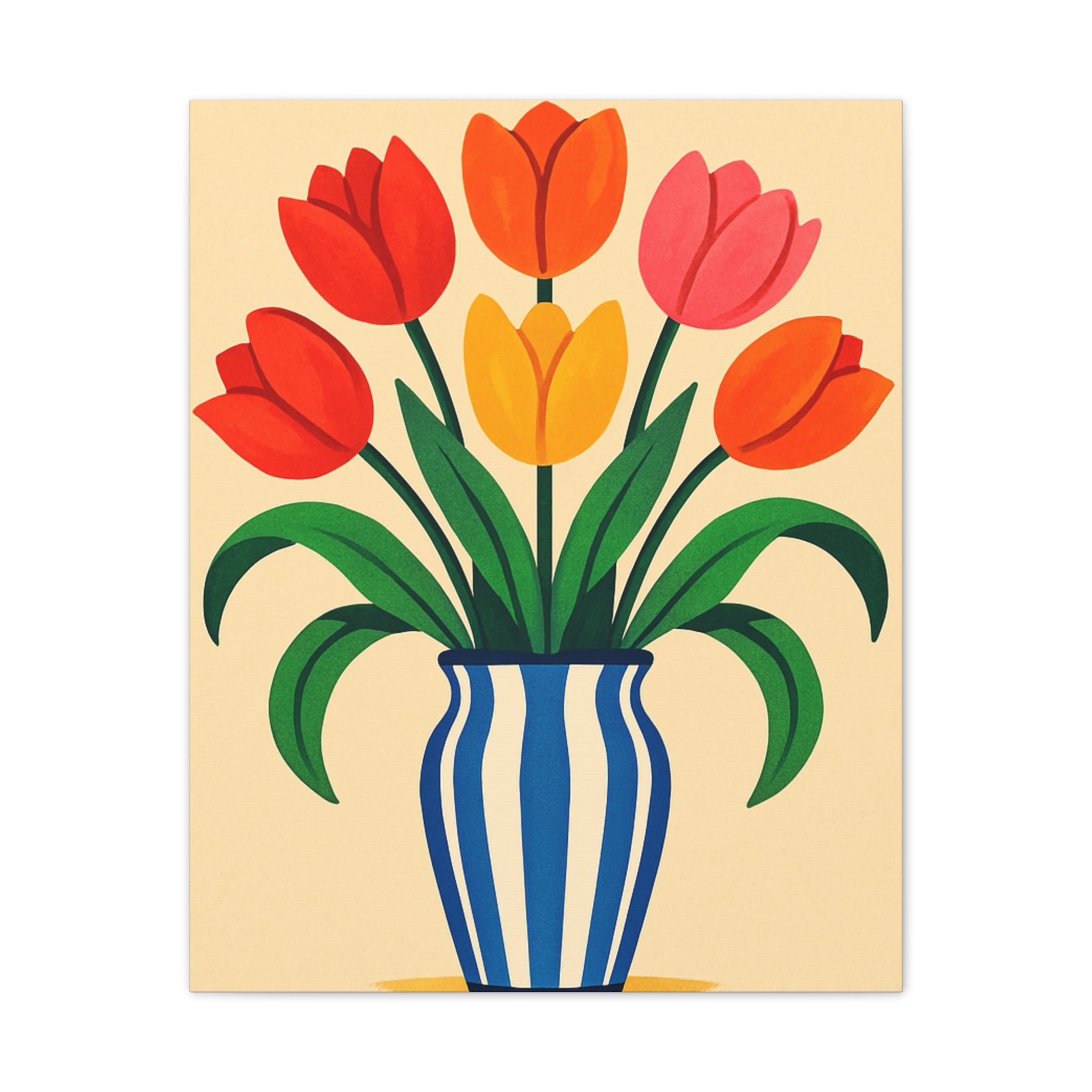 Vibrant Floral Canvas Art Print