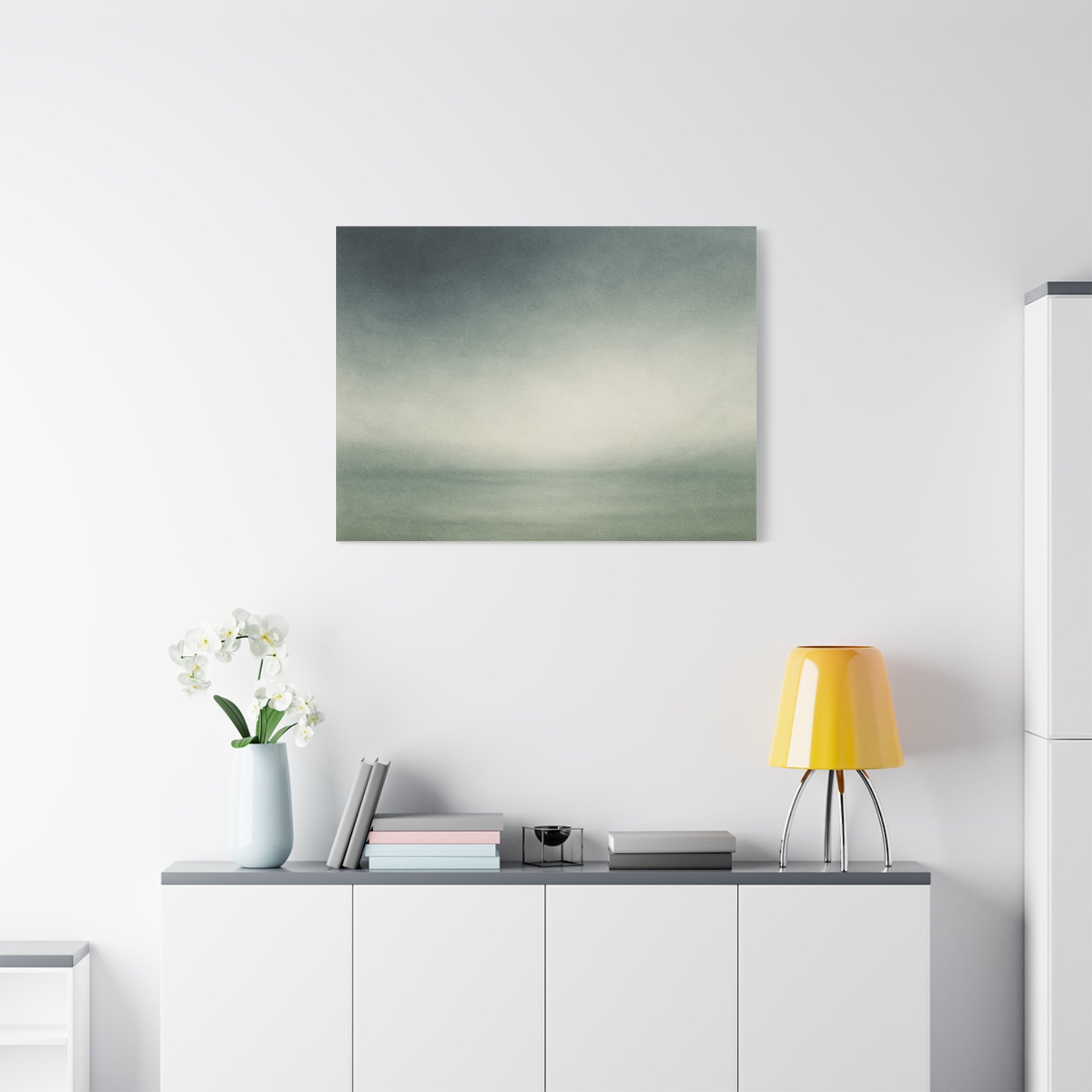 Serene Landscape Matte Canvas Print