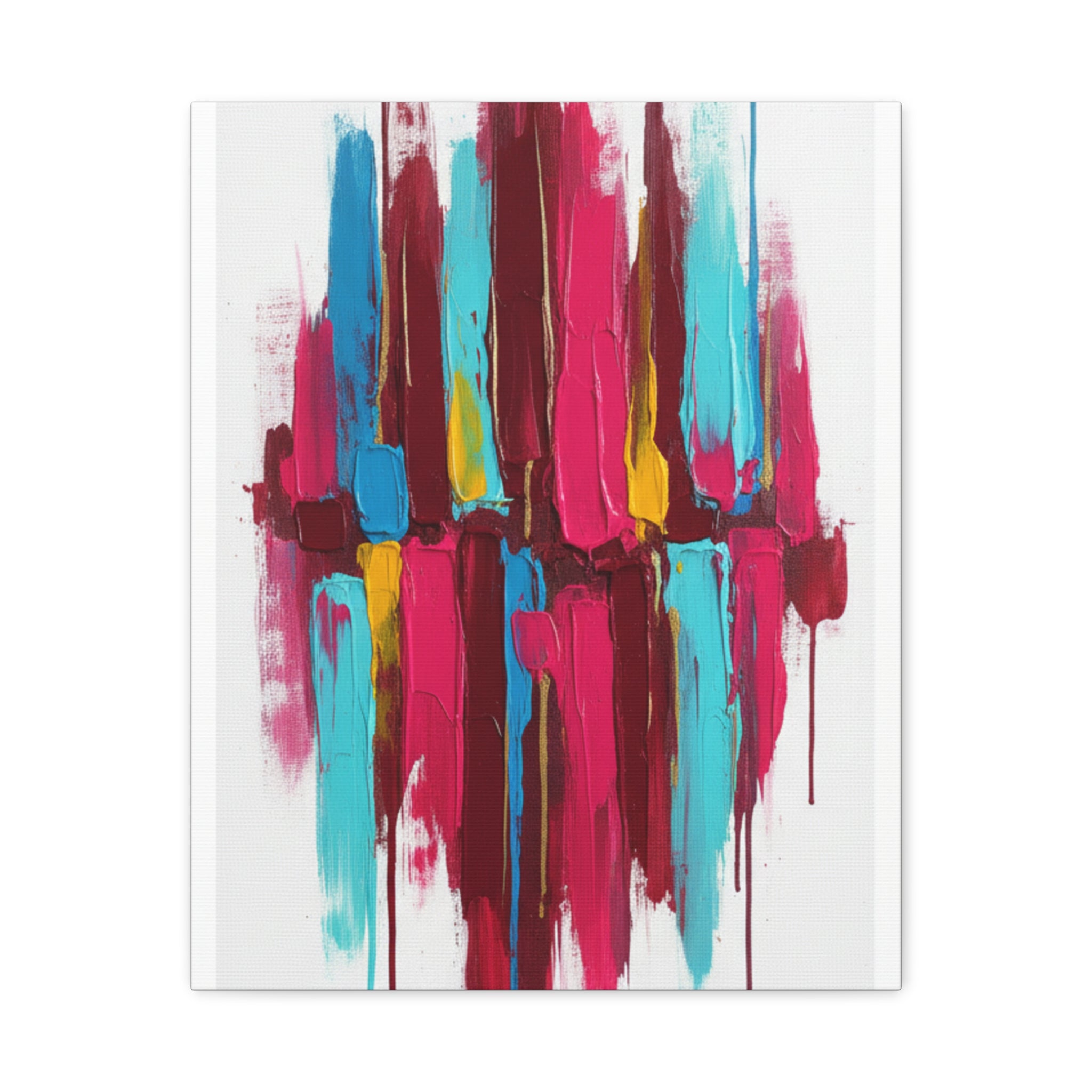 Abstract Colorburst Matte Canvas Print — Stretched 1.25"