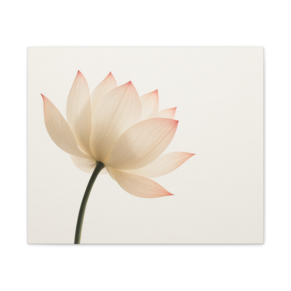 Lotus Flower Canvas Wall Art