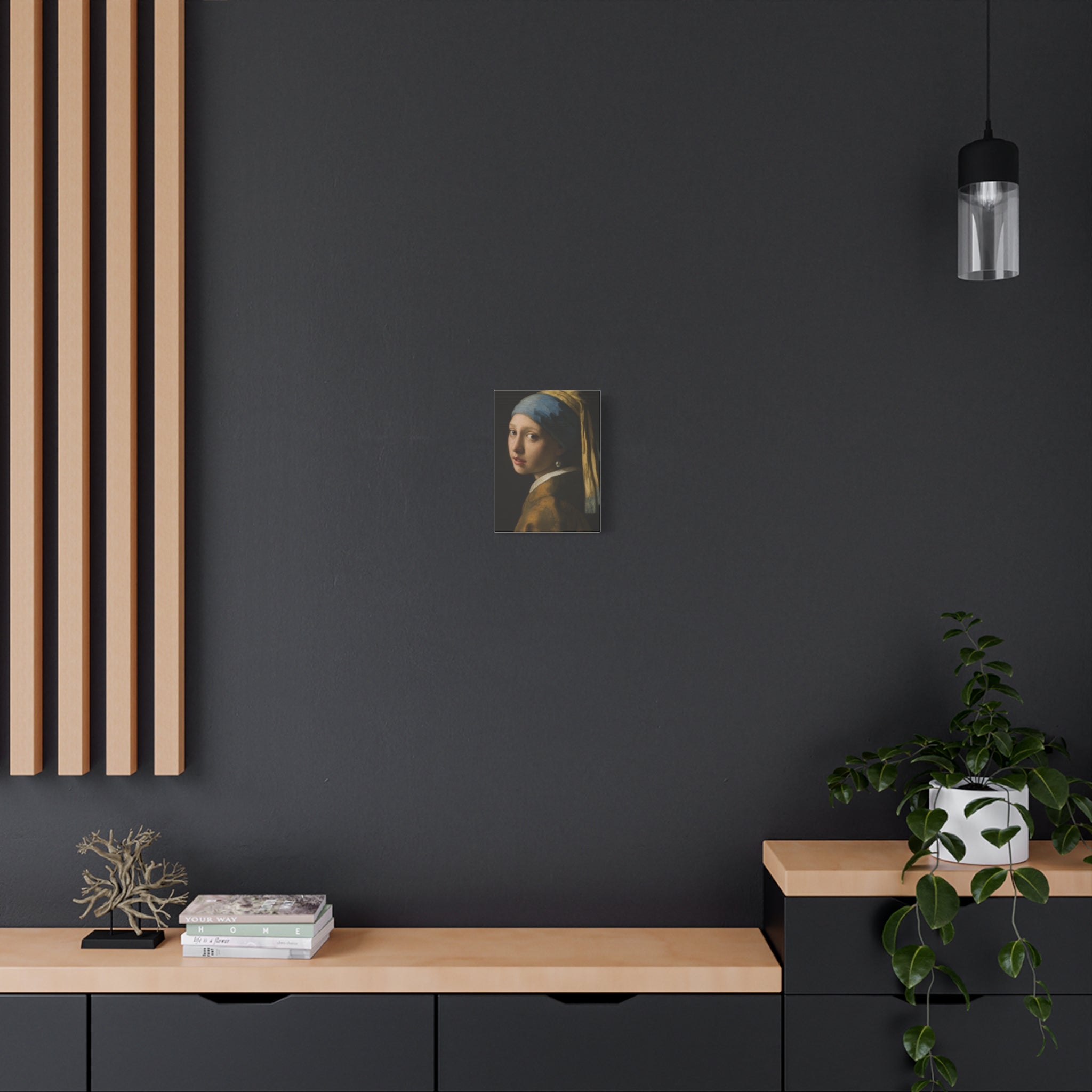 Stretched Canvas Art Print - Girl with a Pearl Earring