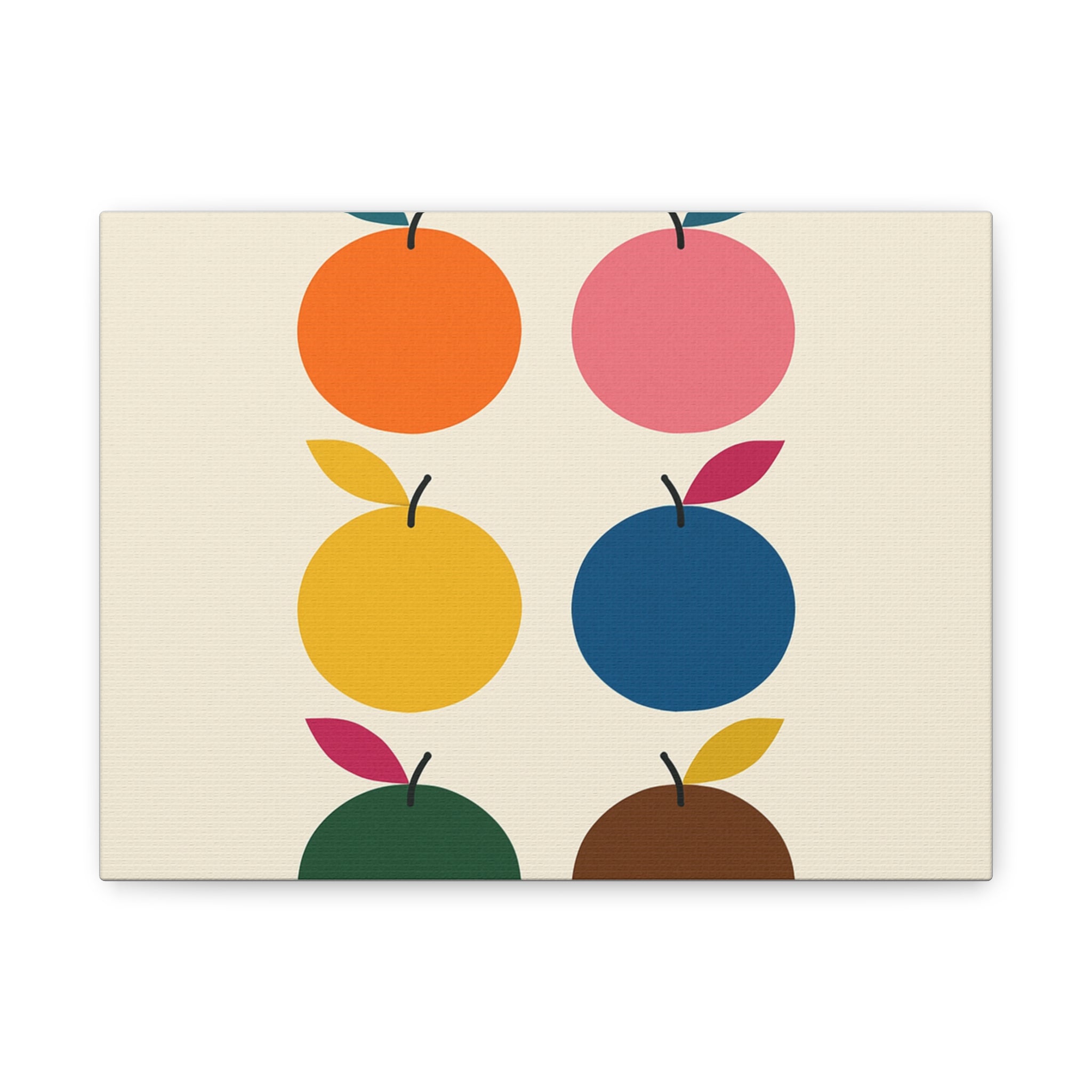 Colorful Fruit Print Canvas Wall Art