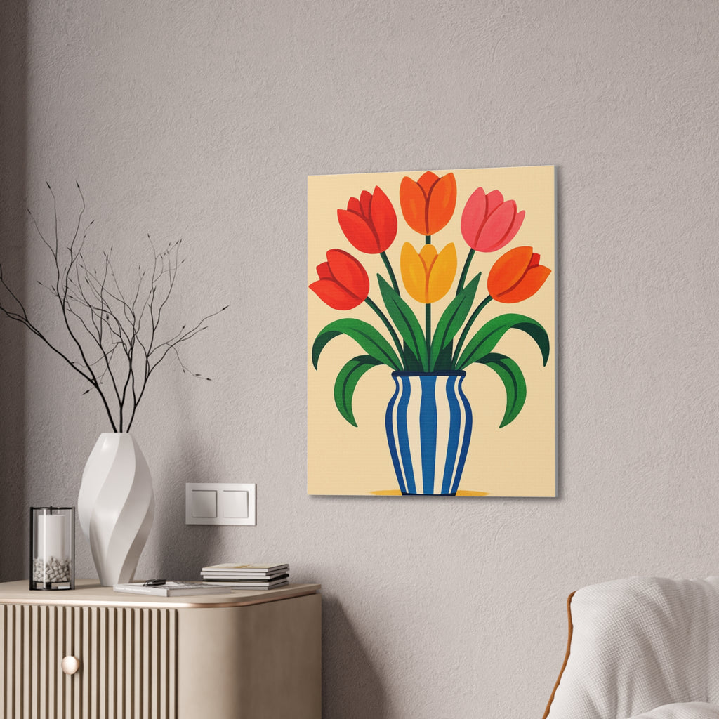 Vibrant Floral Canvas Art Print