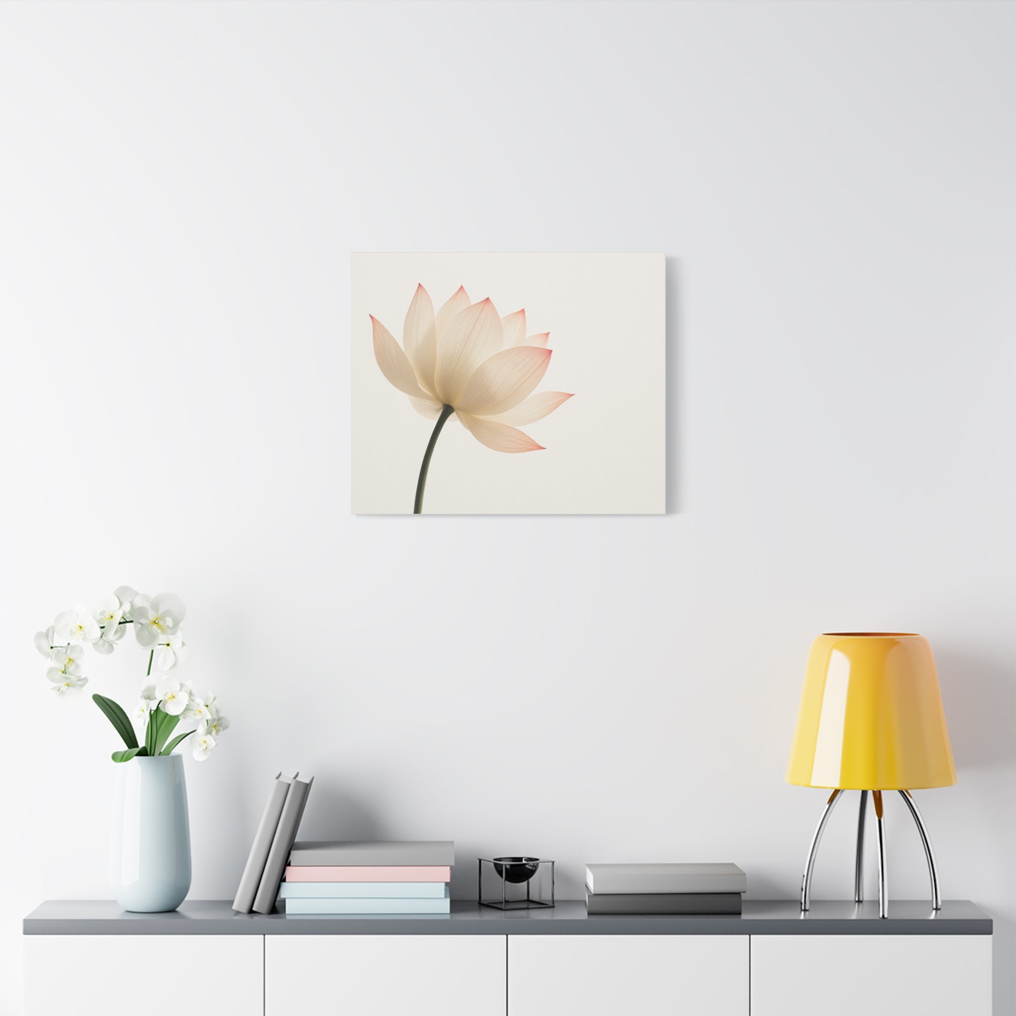 Lotus Flower Canvas Wall Art