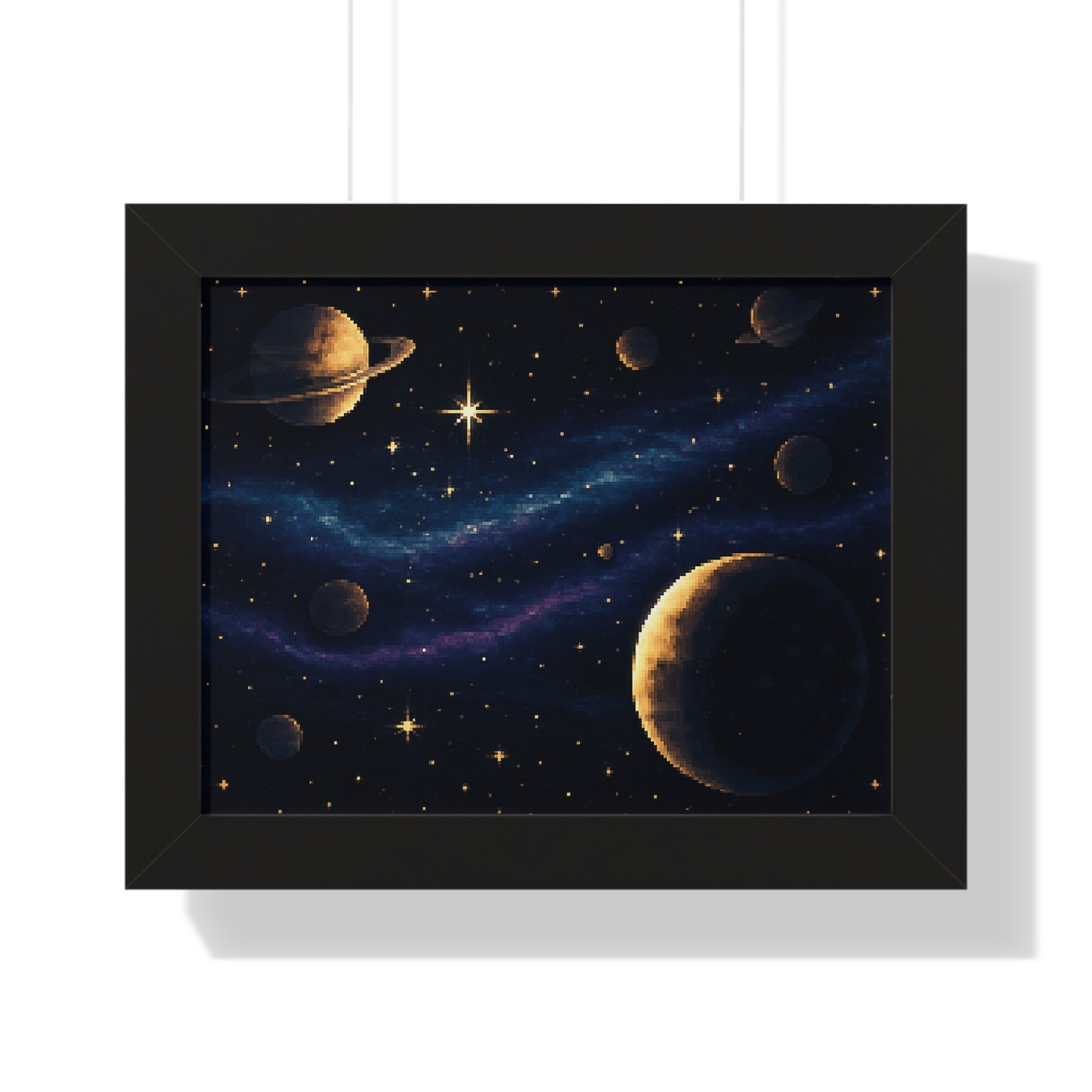 Cosmic Space Framed Poster - Astronaut Wall Art for Home Decor