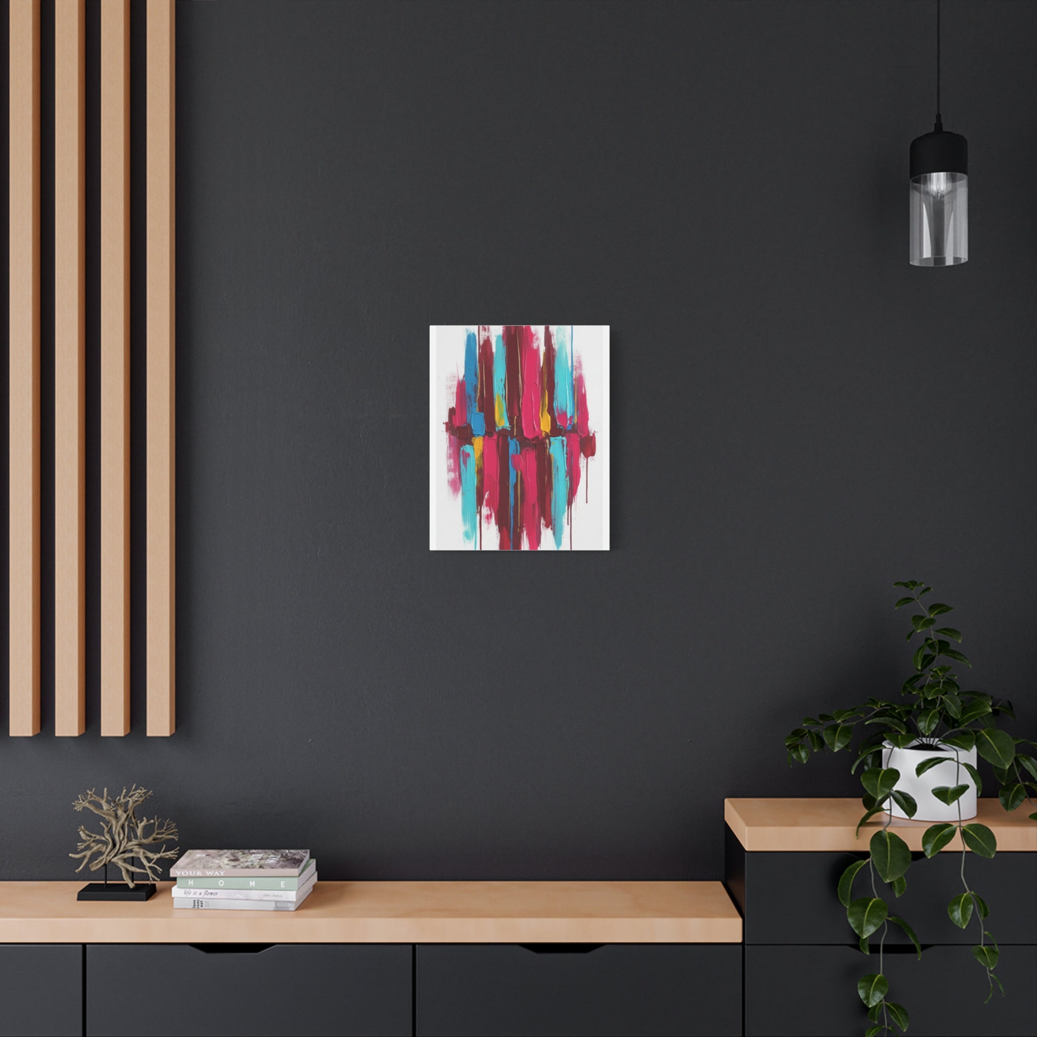 Abstract Colorburst Matte Canvas Print — Stretched 1.25"
